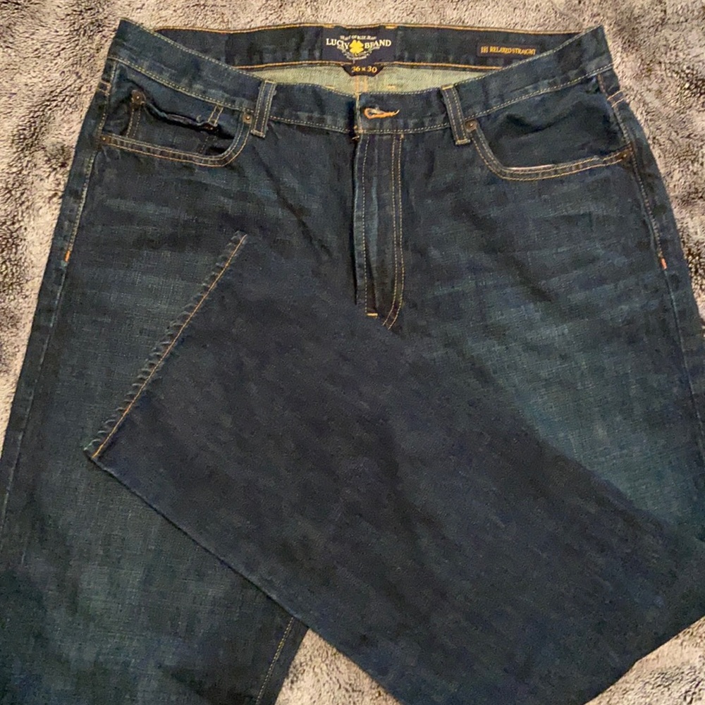 Lucky Brand Men’s  181 Relaxed Straight 36 x 30
